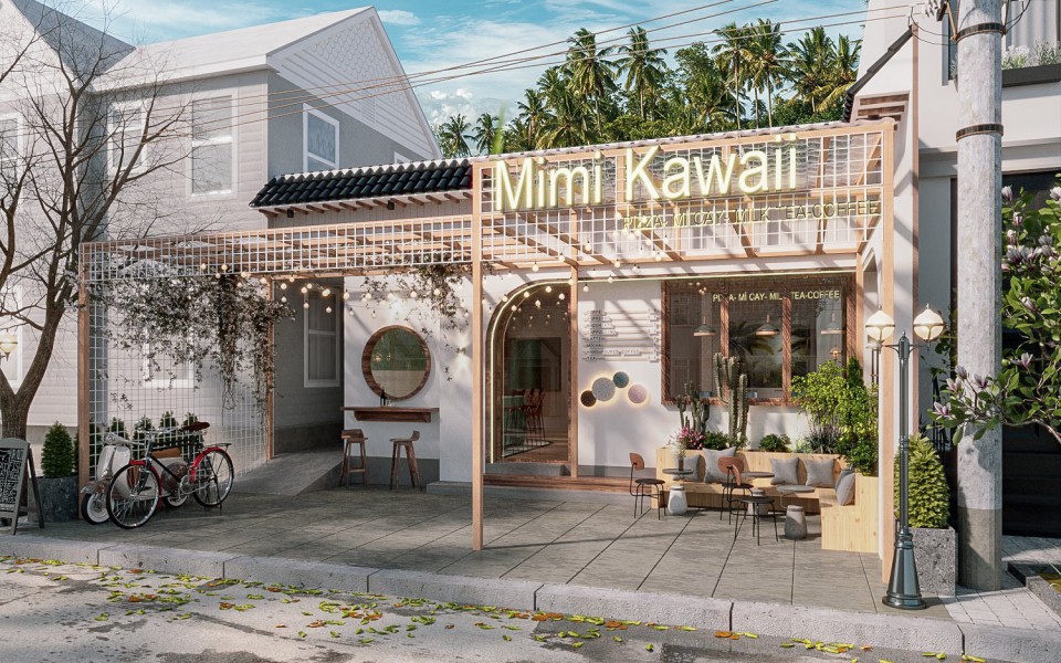 Cafe Mini kawaii - Dự Án Thương Mại