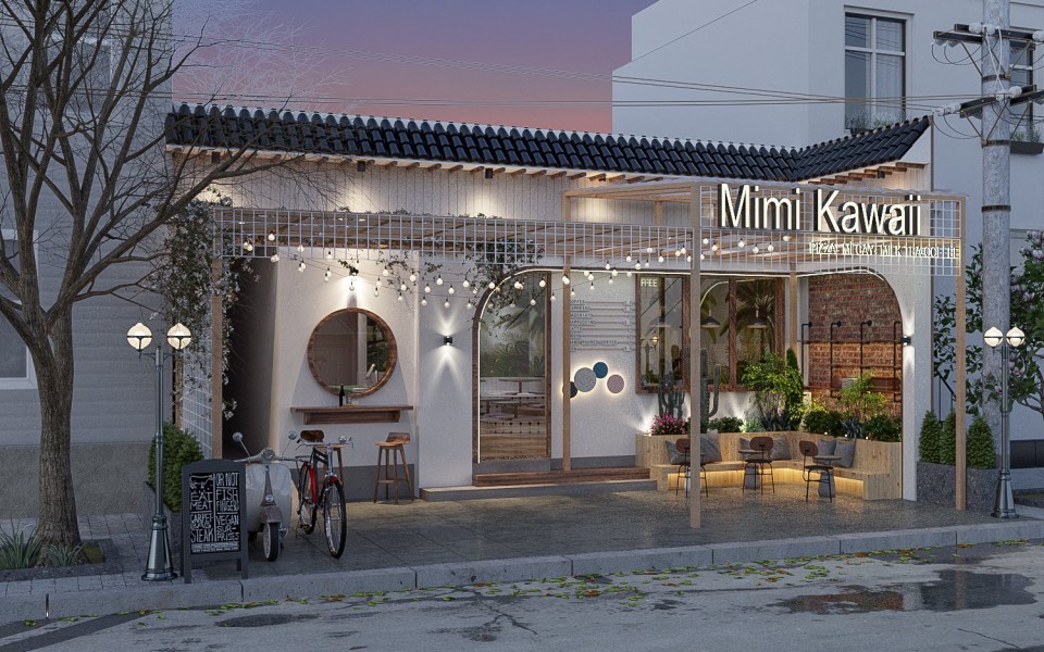 Cafe Mini kawaii - Dự Án Thương Mại